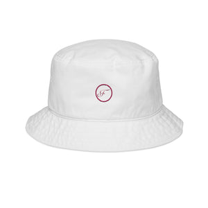 Personalized Embroidered Cotton Bucket Hat WITH SIGNATURE FRENCH PERFUMERY HOUSE LOGO
